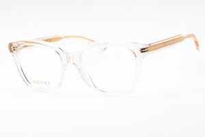 NWT Gucci GG0566ON-004 Pink Rectangular 52mm Glasses